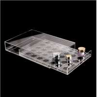 Clear acrylic cosmetic organizer with drawers,acrylic desk organizer