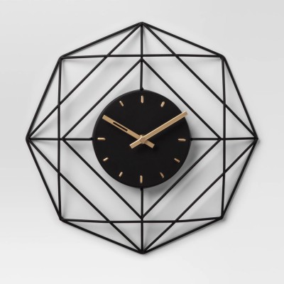 Black Decorative Wall Clock