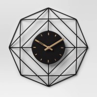 Black Decorative Wall Clock